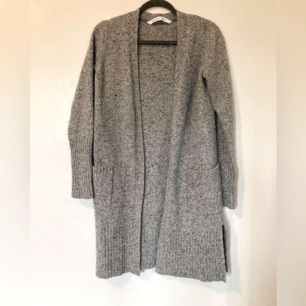 Athleta Grey and Black Cardigan